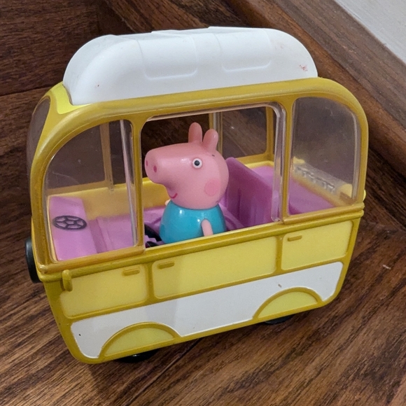 Pig Peppa's Adventures Little Campervan 8", Includes 3-inch Peppa Pig Figure EUC - Picture 5 of 9